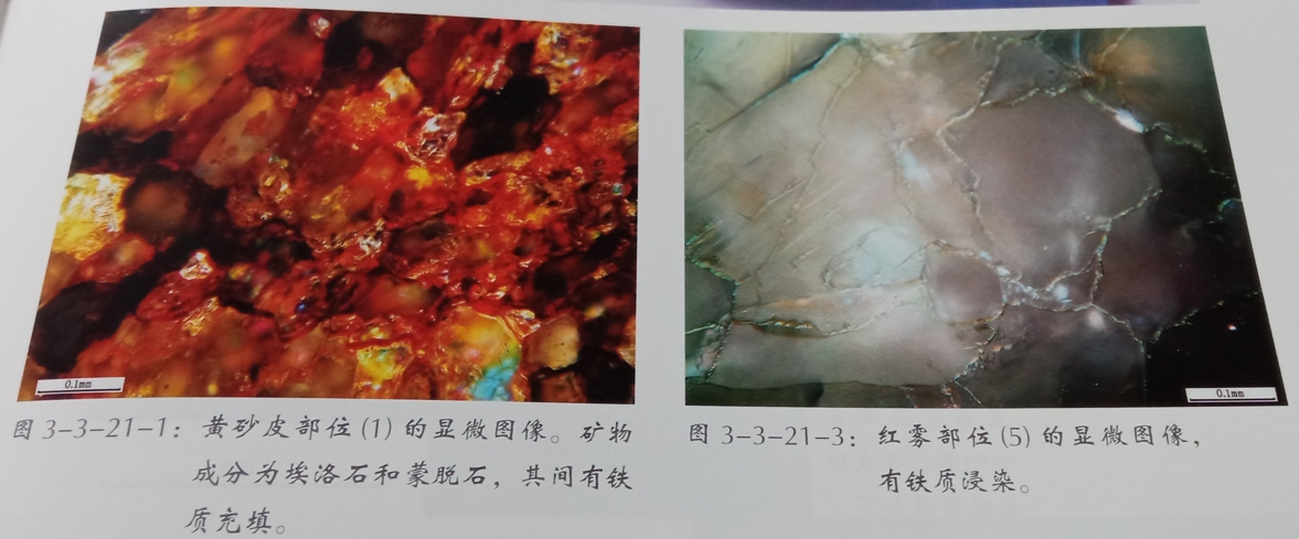 图2 黄砂皮部位图