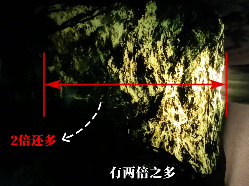 图3 压灯辐射范围