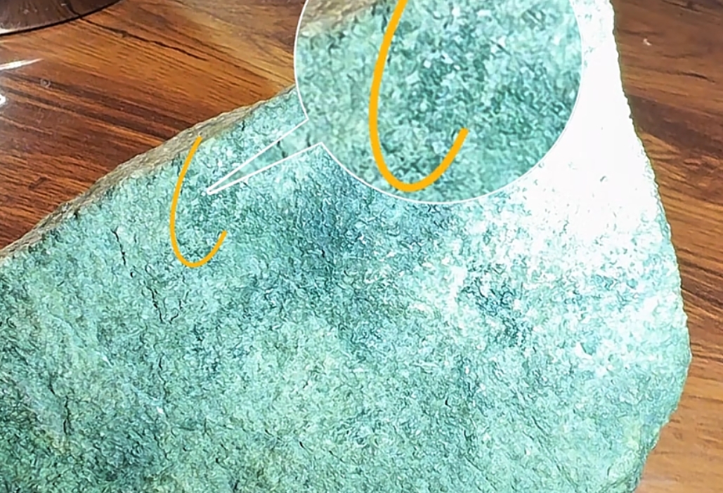 图4 脱沙水路位置细沙仍然存在,可判断是自然脱沙