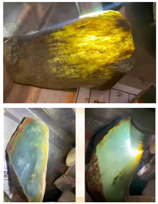 图21 明亮度好，细腻度好，清澈度一般，通透度好，有冰杯，糥冰博正冰，切开后正冰且有棉